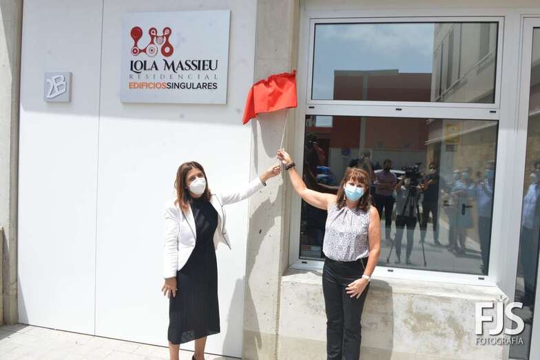 Momento de la inauguración del edificio/Francisco Javier Santana.